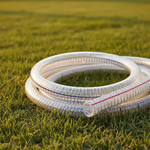 Tuyau flexible en <span class=keywords><strong>PVC</strong></span> avec armature en acier, transparent, pour aspiration et refoulement d'air, d'eau et de liquides - Product Image 5