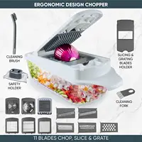 2021 Amazon en çok satan çok amaçlı sebze Mandoline Slicer sebze Chopper soğan patates domates meyve salatası