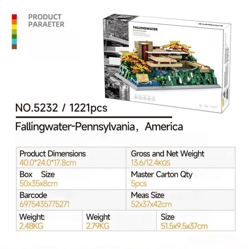 5232 Fallingwater Pennsylvania America [1221pcs]