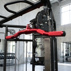 <span class=keywords><strong>Barre</strong></span> de curl rotative VIGFIT Fitness en aluminium, accessoire pour <span class=keywords><strong>barre</strong></span> de traction latérale, équipement de gym, entraîneur de triceps - Product Image 5