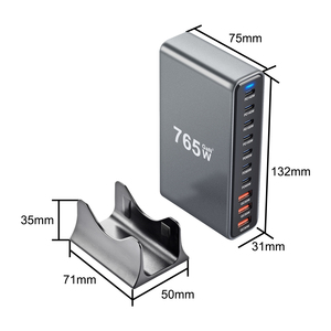 <span class=keywords><strong>Prix</strong></span> usine OEM adaptateur mural de voyage multifonction <span class=keywords><strong>chargeur</strong></span> rapide de téléphone de haute qualité plus rapide pour ordinateur portable 765W Gan cadeau de Logo personnalisé - Product Image 3