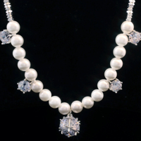 Collier ras du cou en imitation perle, design moderne, bijoux fantaisie, collier réglable, collier de luxe, collier en imitation perle