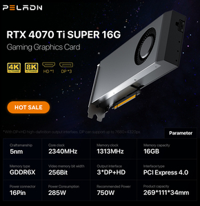Geforce RTX 4070 4070s 4070ti 12GB Turbo scheda Video RTX 4070 ti super 16GB GDDR6X 16Pin scheda grafica esperta fondatori edizione - Product Image 2