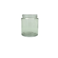 Récipient en verre fournisseur ODM OEM 2018 nouveau pot en verre de 4oz avec couvercle noir 120ml fabricant/vente en gros