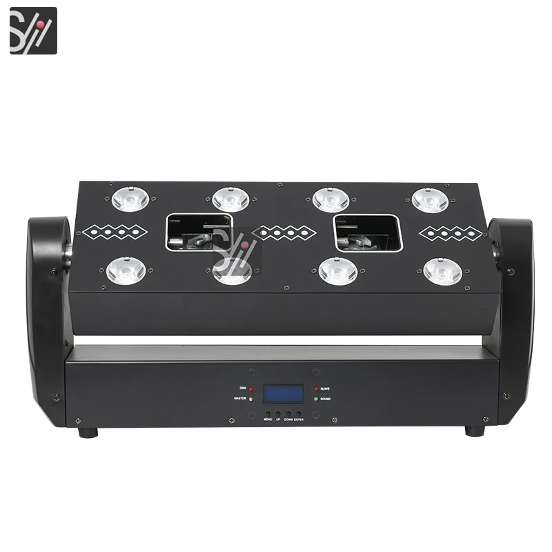 Full Color Moving Laser Bar Light Leds DJ Stage Lighting Projector Beam Strobe DMX Control Disco Party Music Show Lights