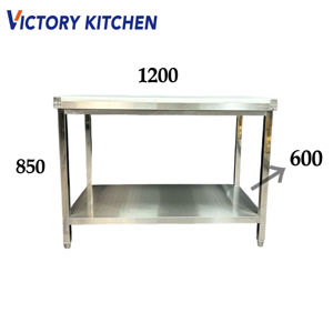 VICTORY, la mejor calidad, tabla de cortar de acero inoxidable, Banco de mesa, equipo de catering para hoteles y restaurantes - Product Image 5