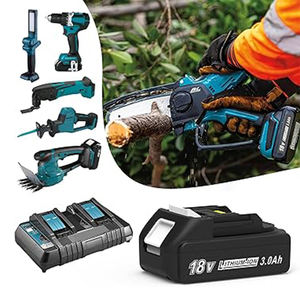 18V 리튬 배터리 충전식 무선 전동 공구 배터리 18V 배터리 및 충전기 - Product Image 5