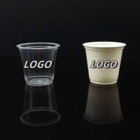 Sulide personnalisé 180ml emballage de crème glacée pp conteneurs recyclables 6oz gobelets en plastique jetables diamètre 75mm