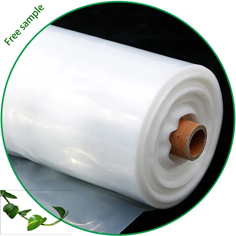 uv blocking clear 6mil 200 micron poly film plastic greenhouses covering for sale