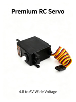 Moteur Servo Analogique EMAX Officiel ES3004 avec Engrenages Métalliques Étanche 3.5kg de Couple pour Voitures, Bateaux, Avions et Robots RC