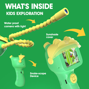 Thiết kế mới 1080P IP67 ngoài trời không thấm nước nội soi rắn phạm vi 2.0-inch màn hình màu trẻ em Đồ chơi máy ảnh thẻ SD nhựa - Product Image 3