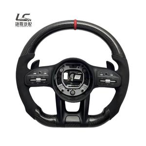 Volant en fibre de carbone de haute qualité, directement de l'usine, pour les modèles Benz <span class=keywords><strong>AMG</strong></span> W204 W205 W167 W212 W222 - Product Image 1