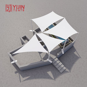 Estructura de Membrana Tensada de Tela PVDF Personalizada de Fábrica Original para Techos, Arquitectura de Sombreado para Paisajes - Product Image 6