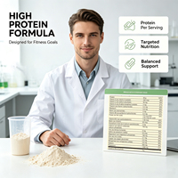Poudre Protéinée OEM/ODM de Qualité Supérieure pour Prise de Masse, 50g de Protéines avec Complexe de Vitamines B, Vitamines A, C, E et Zinc pour le Soutien Immunitaire et la Nutrition Sportive