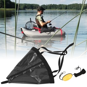 Ensemble d'ancres flottantes portables de 24 pouces <span class=keywords><strong>pour</strong></span> yacht, bateau pneumatique, <span class=keywords><strong>kayak</strong></span>, bateau de pêche, noir - Product Image 3