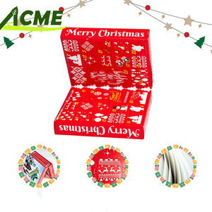 Spot Venta al por mayor Cuenta regresiva <span class=keywords><strong>de</strong></span> Navidad Calendario <span class=keywords><strong>de</strong></span> 24 días Caja ciega con tapa en forma <span class=keywords><strong>de</strong></span> <span class=keywords><strong>libro</strong></span> Caja <span class=keywords><strong>de</strong></span> celebración del Día <span class=keywords><strong>de</strong></span> los niños para sorpresa - Product Image 5