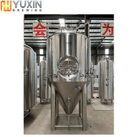 5BBL 7BBL 10BBL 15BBL Fermentation Unitank Conique Bière Fermenteur réservoir FV avec Glycol Veste De Refroidissement