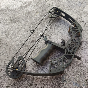 PIAOYU Mini <span class=keywords><strong>Arc</strong></span> à Poulies Puissant et Ensemble <span class=keywords><strong>de</strong></span> Tir à l'<span class=keywords><strong>Arc</strong></span> pour la <span class=keywords><strong>Pêche</strong></span> <span class=keywords><strong>avec</strong></span> <span class=keywords><strong>Moulinet</strong></span> <span class=keywords><strong>de</strong></span> <span class=keywords><strong>Pêche</strong></span>, Chasse et Tir à l'<span class=keywords><strong>Arc</strong></span> en Extérieur - Product Image 4