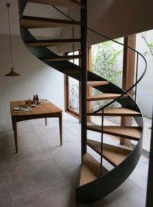 <span class=keywords><strong>Escalera</strong></span> Interior Personalizada para Casa, <span class=keywords><strong>Escalera</strong></span> Circular Moderna Tipo <span class=keywords><strong>Caracol</strong></span> para Interiores <span class=keywords><strong>de</strong></span> Villas, Escaleras en Espiral <span class=keywords><strong>de</strong></span> Lujo - Product Image 6