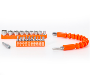 21PCS strumento per albero <span class=keywords><strong>flessibile</strong></span> punta per <span class=keywords><strong>cacciavite</strong></span> per trapano elettronico il supporto per manicotto collegare il collegamento Multi Hex Shank Extension Snake - Product Image 5