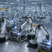 Système de robot de soudage industriel à 6 axes pour le soudage MIG MAG à l'arc, la fabrication de métaux, l'automatisation des structures en acier, robots industriels