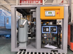 Compresseur d'air à vitesse variable écoénergétique 75 CV, à aimant permanent 55 kW, <span class=keywords><strong>pour</strong></span> <span class=keywords><strong>application</strong></span> en usine textile, avec contrôleur intelligent - Product Image 1