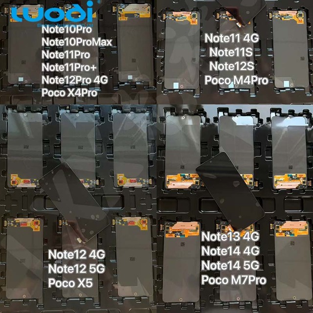 Wholesale Mobile Phone LCDs Part Repair Display for Redmi Note 11Pro Plus 13 4G 13Pro 5G 9A 10A 10C 12C 13C 14C Full HD Pantalla