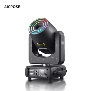 Aicpose chuyên nghiệp sân khấu trong nhà di chuyển đầu chùm ánh sáng laser RGB DMX LED 3D di chuyển đầu đèn laser - Product Image 1