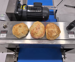 Trancheuse à <span class=keywords><strong>pain</strong></span> à sandwich horizontale à grande vitesse, machine à couper les pains en deux, trancheuse automatique pour hamburgers et hot-dogs - Product Image 4