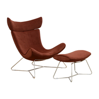 Luxueux salon en cuir salon Relax chaise canapé escargot doux loisirs cuir chaise longue et pouf