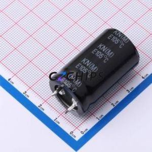 ตัวเก็บประจุอิเล็กโทรไลต์อะลูมิเนียมแบบ Snap-in รุ่น KN151M45022*35A ชนิด Through hole (THT) ขนาด D22xL35 มม. 150uF 20% 450V 22 มม. - Product Image 2