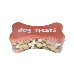 Hộp đựng thức ăn thú cưng cao cấp hình tam giác dễ thương, thiết kế mới, chất liệu thiếc tráng men, in ấn lệch tâm. - Product Image 1