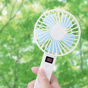 Ventilateur de table rechargeable à piles avec é<span class=keywords><strong>cran</strong></span> d'affichage de la batterie - Product Image 6