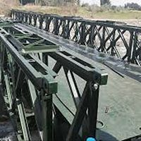 Pont en structure métallique fabriqué sur mesure, galvanisé à chaud, modulaire, pour traversée de rivière