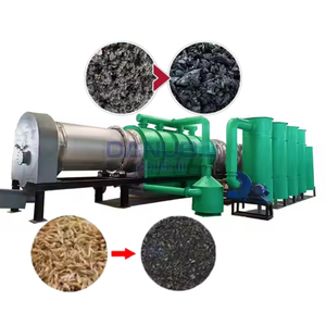 Machine de carbonisation de charbon de bois d'épis de maïs commercial écologique four de carbonisation machine de carbonisation de coque de sciure de riz - Product Image 1