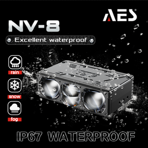 AES 6PCS X3 + 1PC Chips LED Láser Triple Bi-LED Lente Auxiliar de Proyector 80W 90W Potente Redondo Cuadrado Cuatro Rayos Láser 6000K - Product Image 5