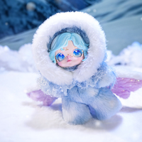 Muñeca de Peluche Original de la Serie Dumia Aria Whisper of Snow Traces, Caja Sorpresa de Vinilo, Linda Muñeca de la Serie Dumia Aria Snow Trace Secret Code