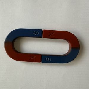 Aimant en fer à repose-pieds en <span class=keywords><strong>n</strong></span>éodyme AlNiCo en ferrite magnétique permanente en forme de U, rouge et bleu, à pôles <span class=keywords><strong>N</strong></span> et S, personnalisé, petit format, à prix avantageux, en vente - Product Image 6