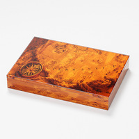 Boîte cadeau en bois recyclable personnalisée de luxe pour le parfum Bonbon Halva de bonbons en chocolat pour l'Islam de Dubaï style arabe