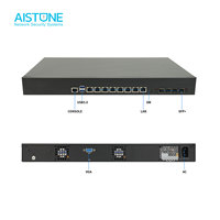 Ordinateur de bureau XEON E3 1270V6 E3 serveur Ubuntu 6Lan Port 2 * SODIMM DDR4 pare-feu sans ventilateur appareil PC Pfsense
