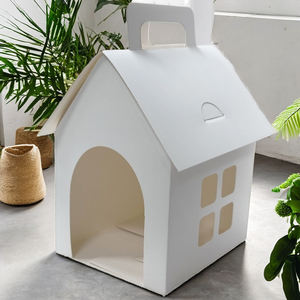 Caja de Regalo Plegable en Forma de Casa para Perros, Hecha de Cartón Ecológico Reutilizable, para Artículos de Fiesta y Recuerdos de Adopción de Mascotas - Product Image 2