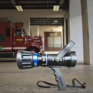 <strong>Mensa</strong> Selectable Flow Pistol Grip Automatic Fire Hose Nozzle with 120 Fog Angle Aluminum Alloy Construction for Fire Fighting - Product Image 1