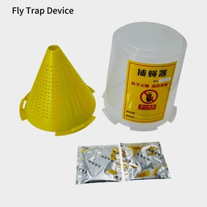 Piège à mouches pour la lutte antiparasitaire en extérieur - Attrape-mouches suspendu réutilisable pour la ferme, le jardin et la maison - Product Image 2