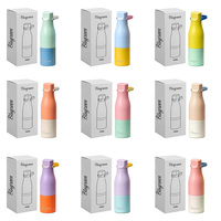 Bouteille d'eau en acier inoxydable à double paroi avec compartiment de rangement, logo personnalisé, isolée sous vide