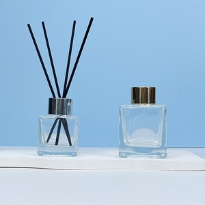 ขวดแก้วเปล่าสำหรับน้ำมันหอมระเหยแบบกระจายกลิ่น ขนาด 100 มล. 120 มล. 150 มล. 200 มล. ทรงกระบอก คอขวดแบบจีบ ทรงแบน ทรงกลม ทรงเหลี่ยม - Product Image 4