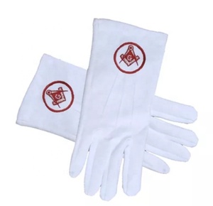 Gants en cuir et bois blanc pour maçon, platine royale, accessoire personnalisé, offre spéciale, - Product Image 5