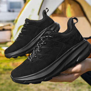 Chaussures de course décontractées pour hommes, tendance, pour l'extérieur, avec semelle intérieure en EVA, en maille, grandes tailles, à lacets, nouvelle collection - Product Image 2
