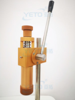 Machine à sertir manuelle de bureau pour bouteilles de parfum en verre et plastique de qualité alimentaire, avec capuchon métallique, anneau de collier de protection extérieur, papier et bois