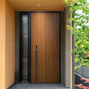 Porte d'entrée de style américain personnalisée professionnelle Double portes de sécurité blindées en métal aluminium pour la maison Villa - Product Image 4