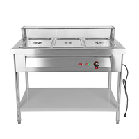 Table de cuisson électrique commerciale 2023, équipement de maintien au chaud des aliments, qualité industrielle, table de travail pour restaurant